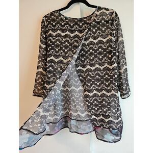 Custom split back blouse by Sweet Pea by Stacy Frati - Size M